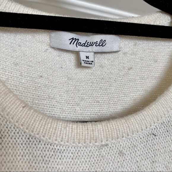 Madewell Villagrove Sweater Tank | Bright Ivory - Picture 7 of 8